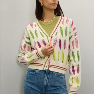 RACHEL ANTONOFF - Colorful Patterned Women's Cardigan Sweater - XXL - 16-18